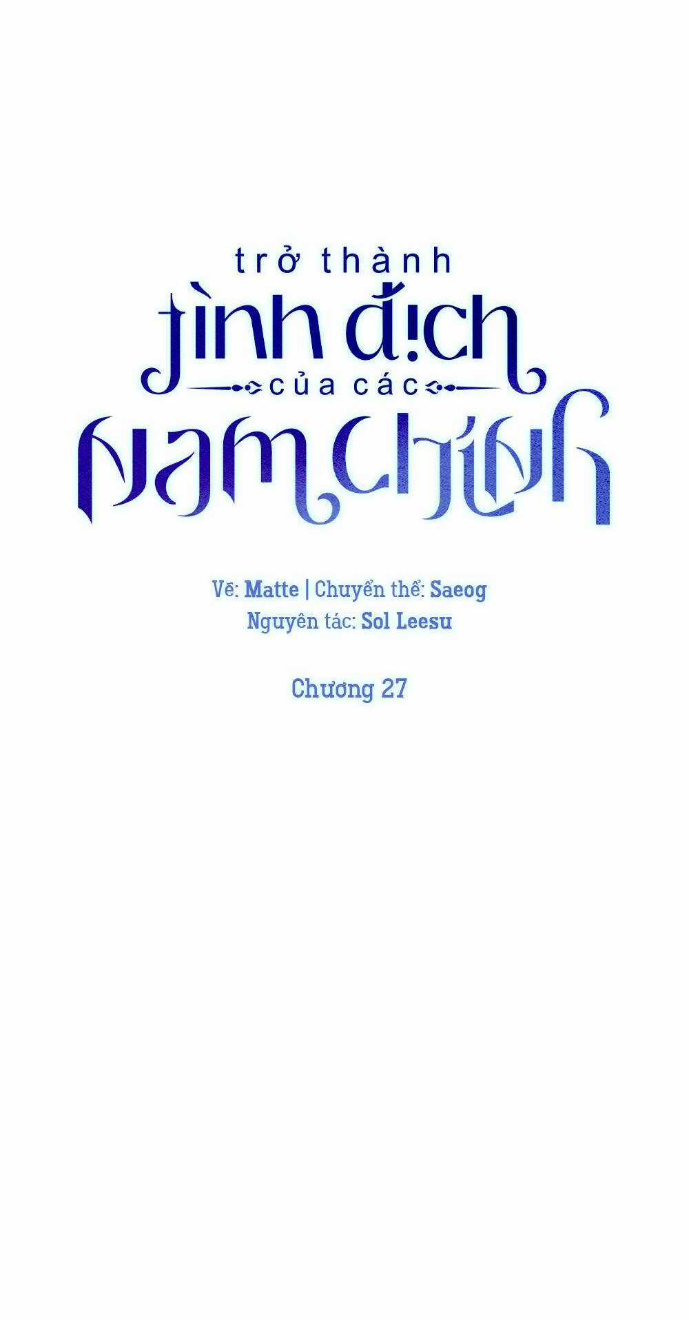 Trở Thành Tình Địch Của Các Nam Chính Chapter 27 trang 8