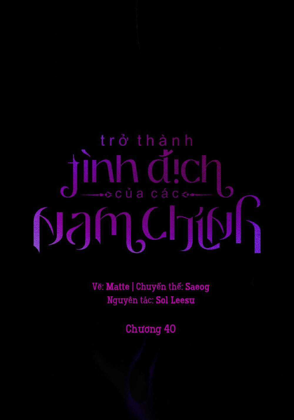 Trở Thành Tình Địch Của Các Nam Chính Chapter 40 trang 34