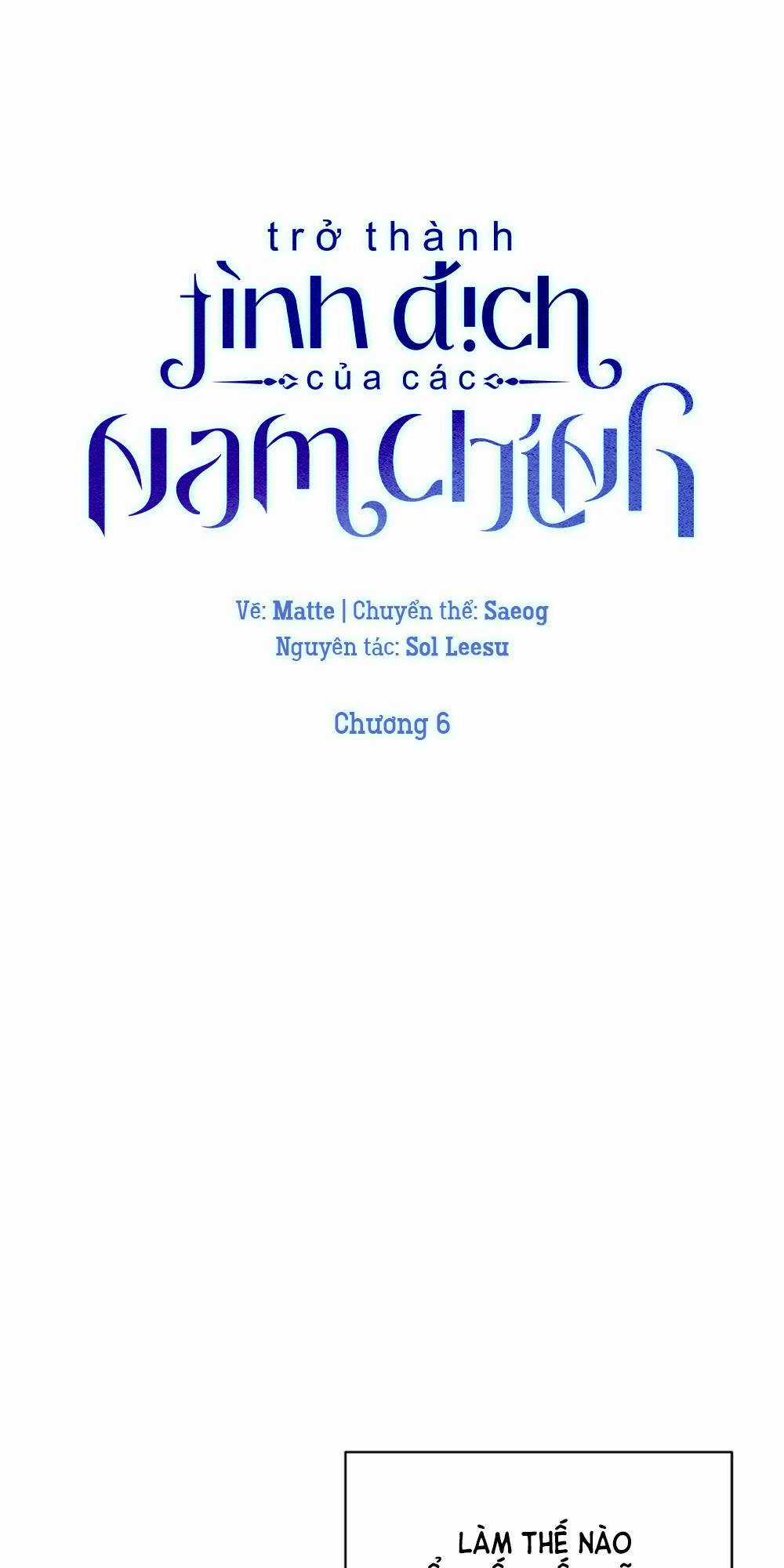 Trở Thành Tình Địch Của Các Nam Chính Chapter 6 trang 28