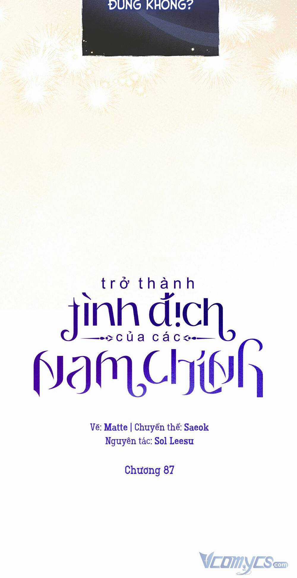 Trở Thành Tình Địch Của Các Nam Chính Chapter 87 trang 39