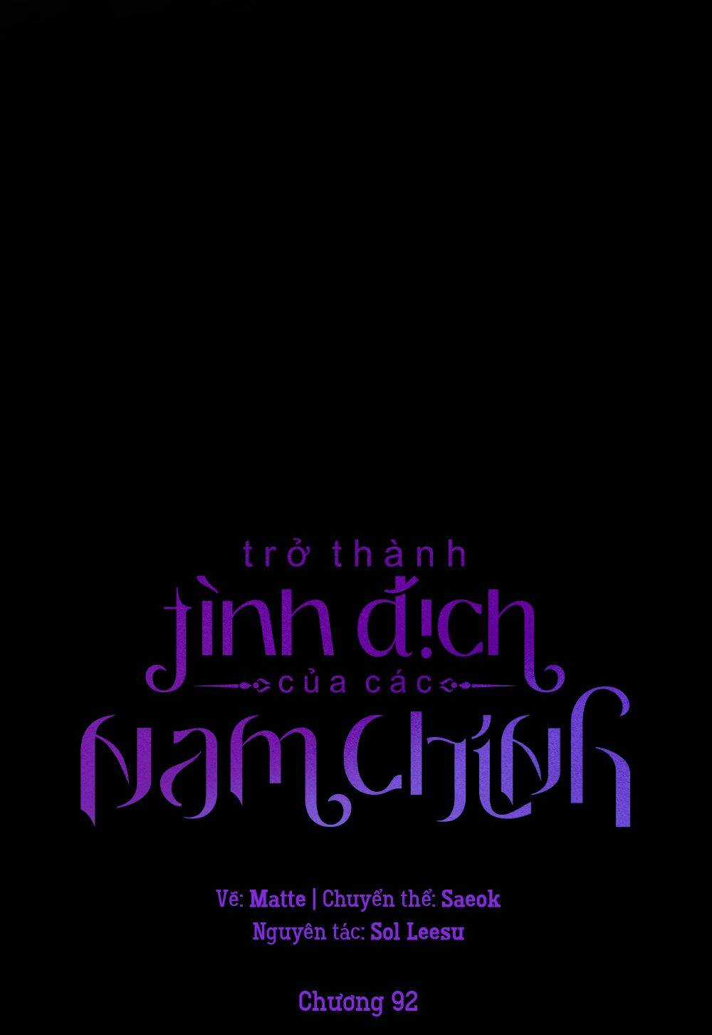 Trở Thành Tình Địch Của Các Nam Chính Chapter 92 trang 93