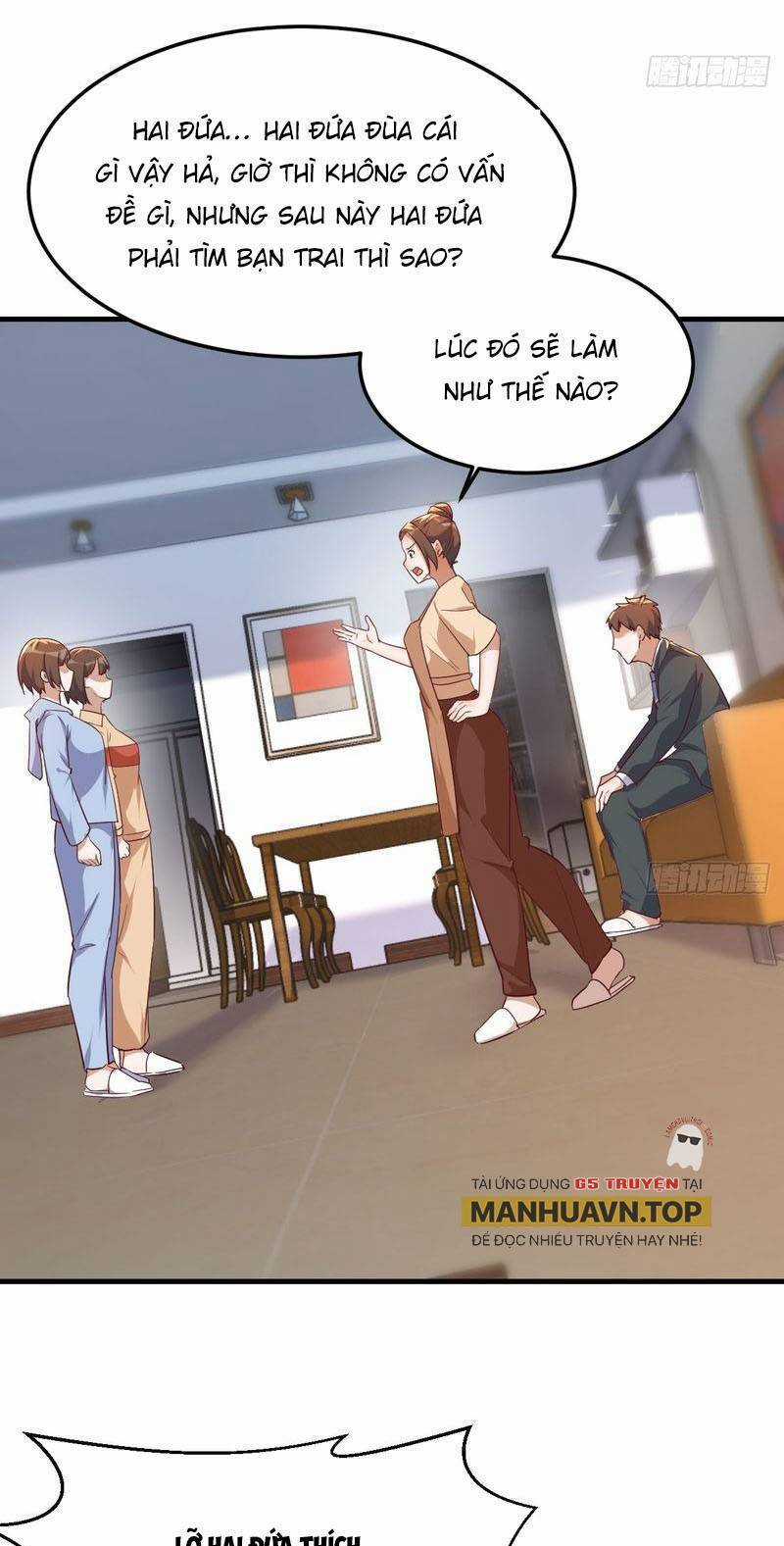 Trong Nhà Có 2 Bạn Gái Song Sinh Chapter 319 trang 19