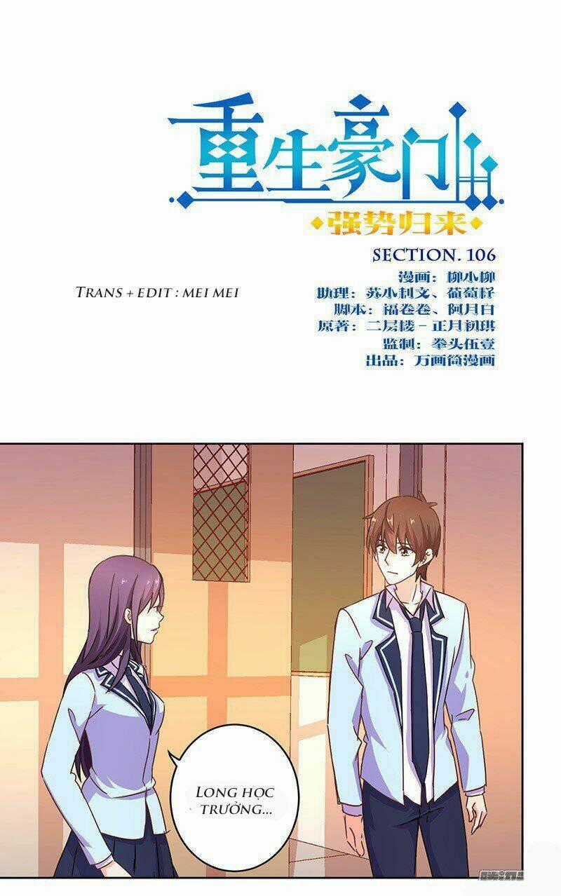 Trọng Sinh Chi Hao Môn Cường Thế Quy Lai Chapter 106 trang 0