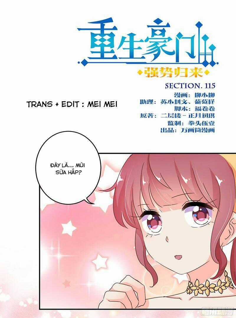 Trọng Sinh Chi Hao Môn Cường Thế Quy Lai Chapter 115 trang 0