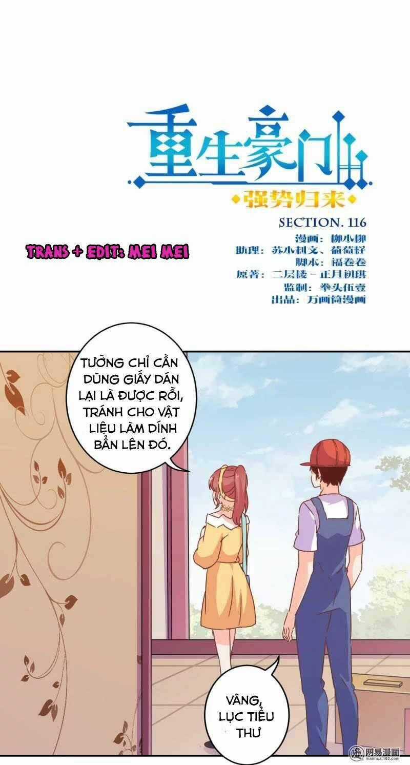 Trọng Sinh Chi Hao Môn Cường Thế Quy Lai Chapter 116 trang 0