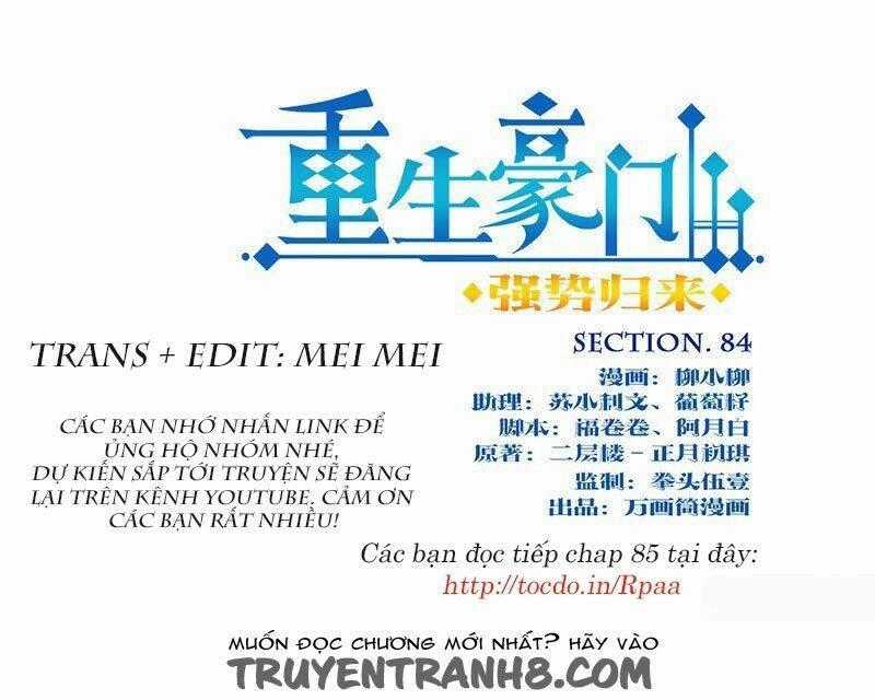 Trọng Sinh Chi Hao Môn Cường Thế Quy Lai Chapter 84 trang 0