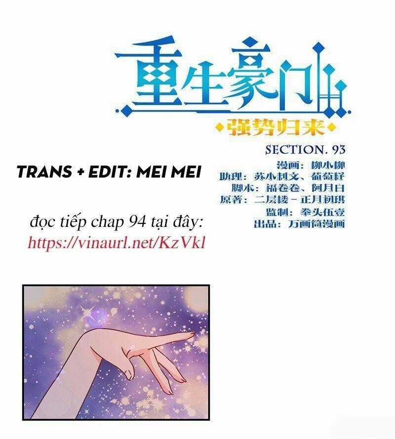 Trọng Sinh Chi Hao Môn Cường Thế Quy Lai Chapter 93 trang 0