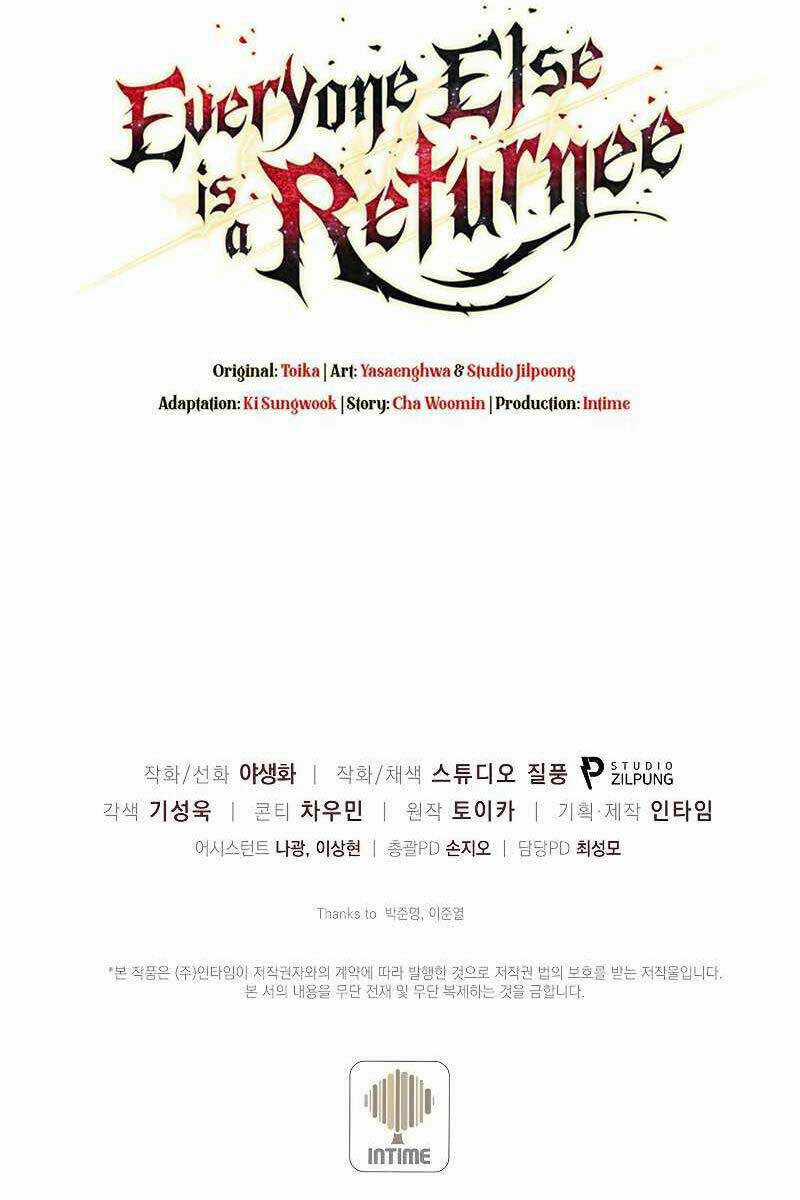 Trừ Tôi Tất Cả Đều Là Quy Hồi Giả Chapter 32 trang 120