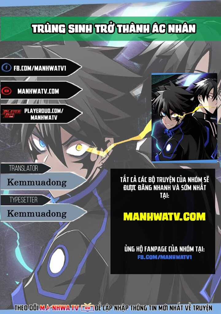 Trùng Sinh Trở Thành Ác Nhân Chapter 38 trang 1
