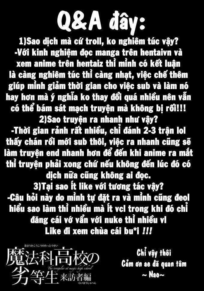 Trường Học Pháp Thuật – Raihousha Hen Chapter 24 trang 33