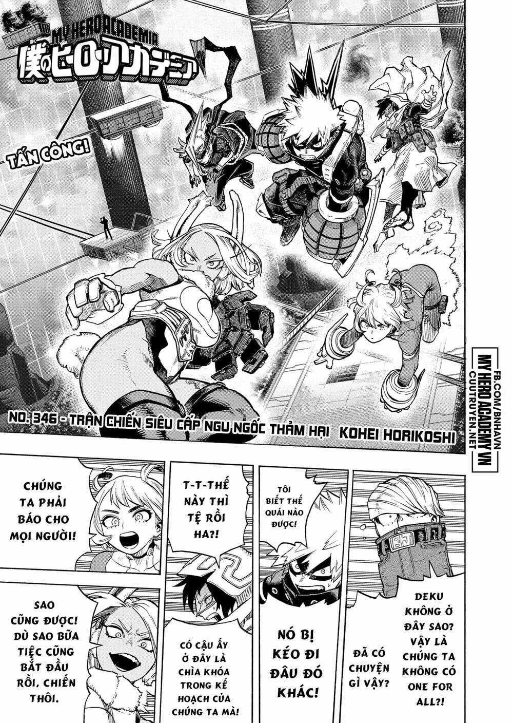 Trường Học Siêu Anh Hùng Chapter 346 trang 1