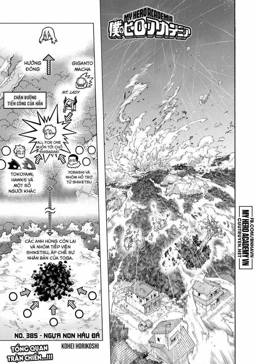 Trường Học Siêu Anh Hùng Chapter 385 trang 0