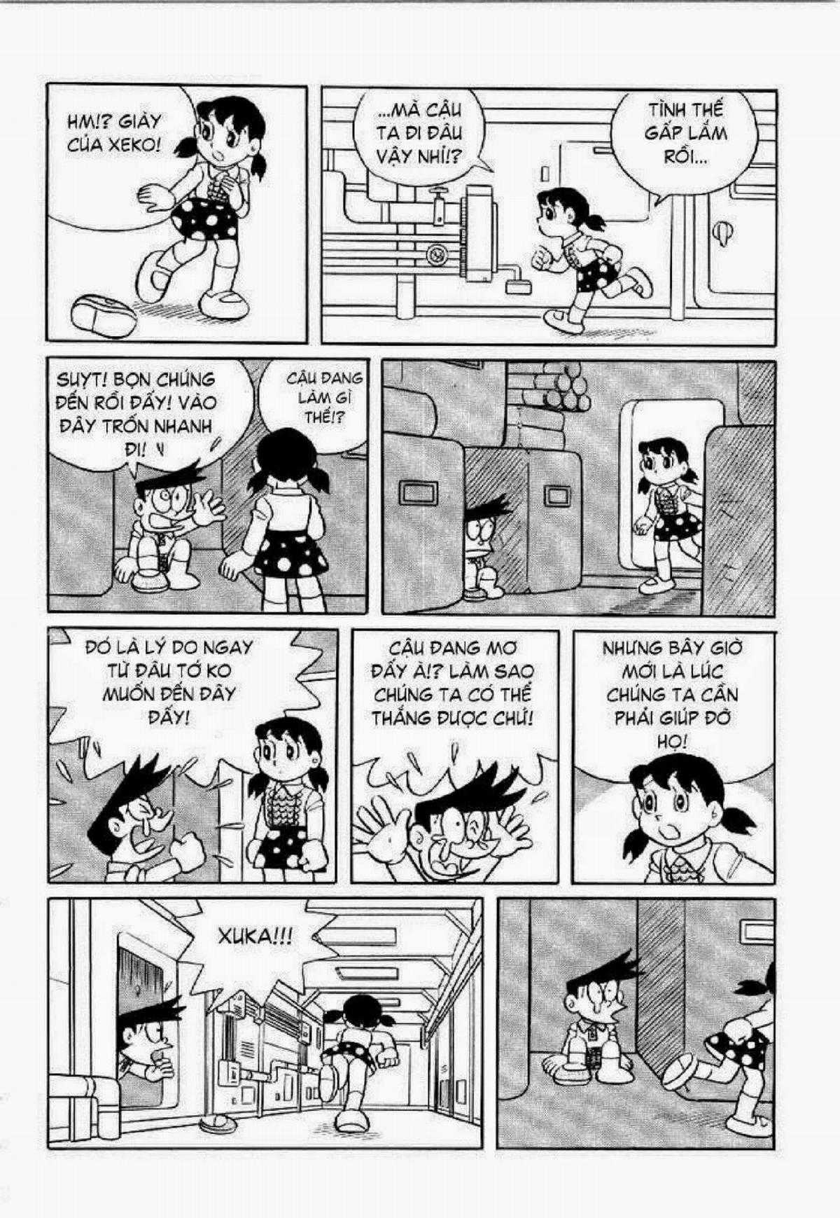 Truyện Dài Doremon Tập 6: Tên Độc Tài Vũ Trụ Chapter 6 trang 124