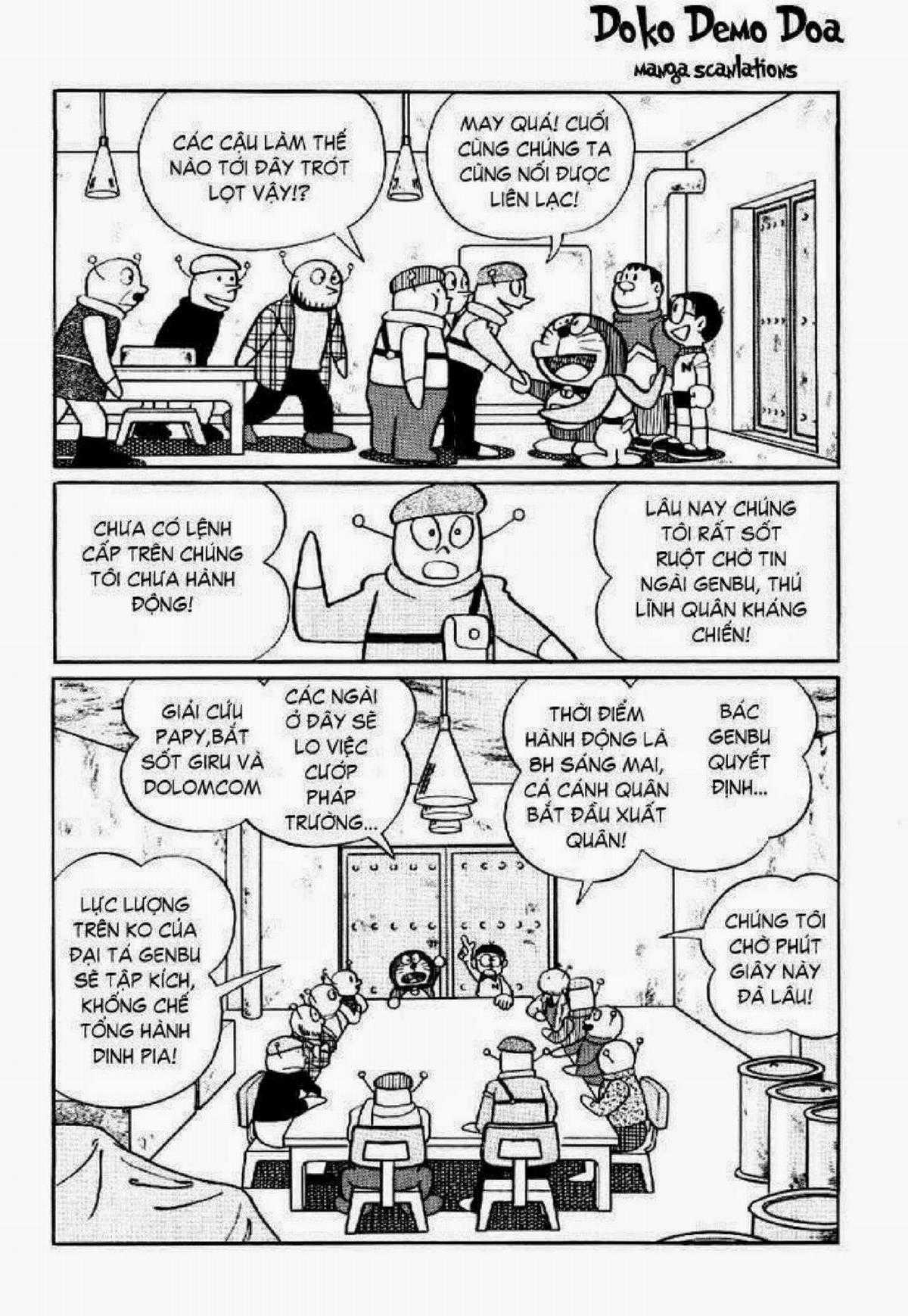 Truyện Dài Doremon Tập 6: Tên Độc Tài Vũ Trụ Chapter 6 trang 130