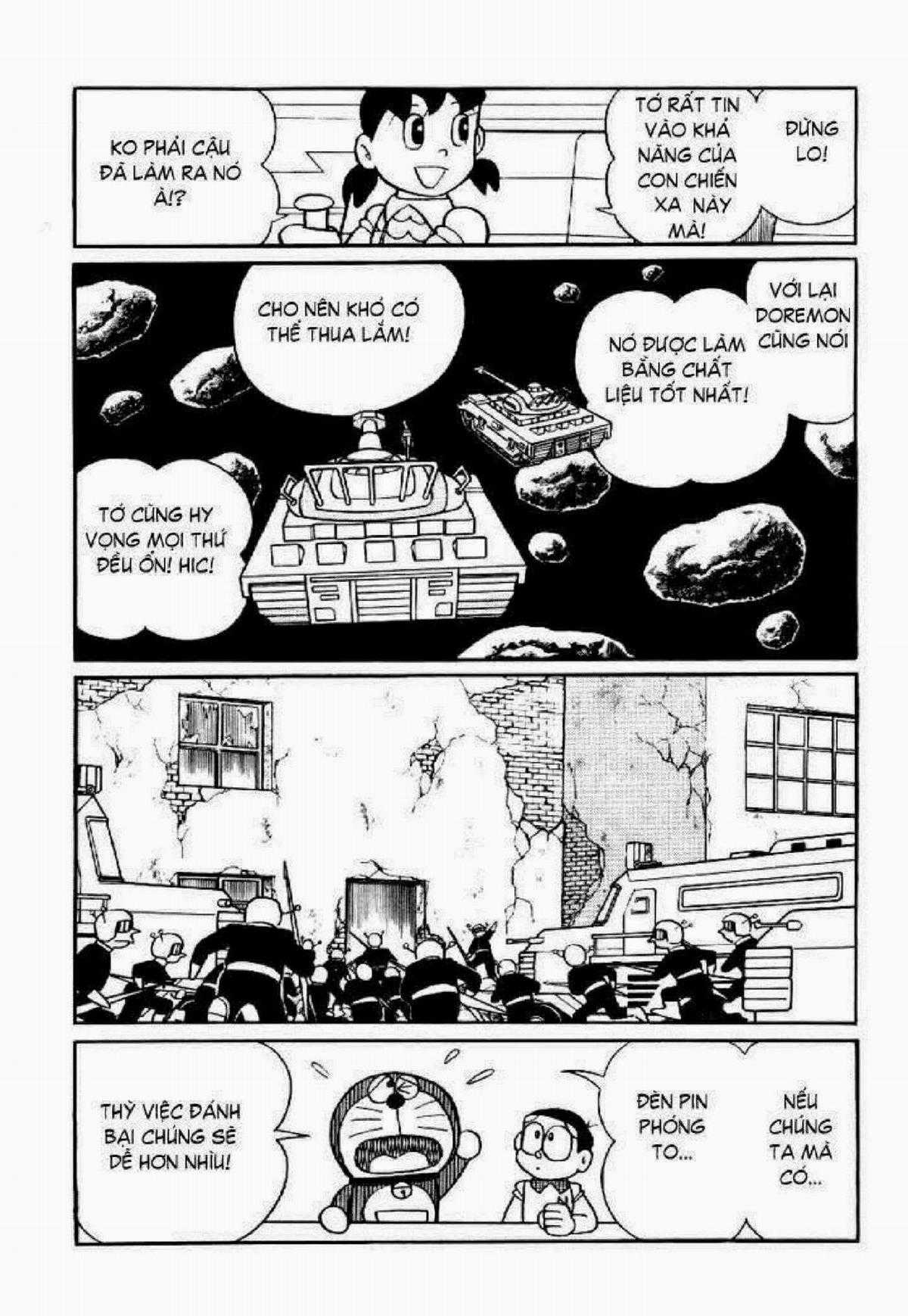 Truyện Dài Doremon Tập 6: Tên Độc Tài Vũ Trụ Chapter 6 trang 133