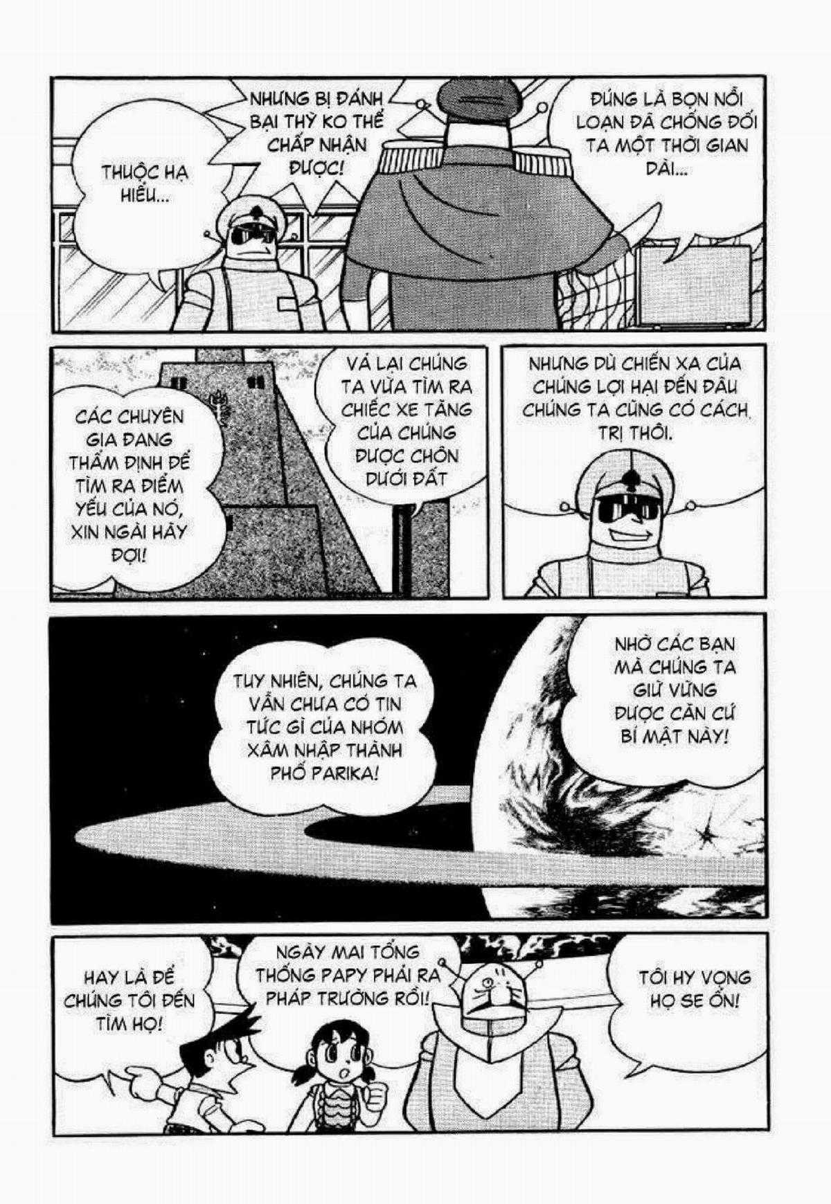 Truyện Dài Doremon Tập 6: Tên Độc Tài Vũ Trụ Chapter 6 trang 141