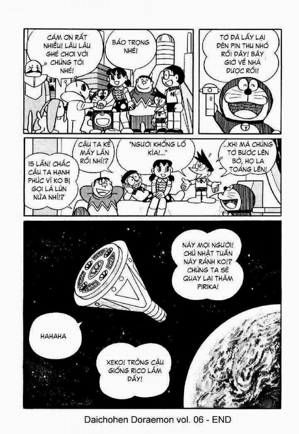 Truyện Dài Doremon Tập 6: Tên Độc Tài Vũ Trụ Chapter 6 trang 165