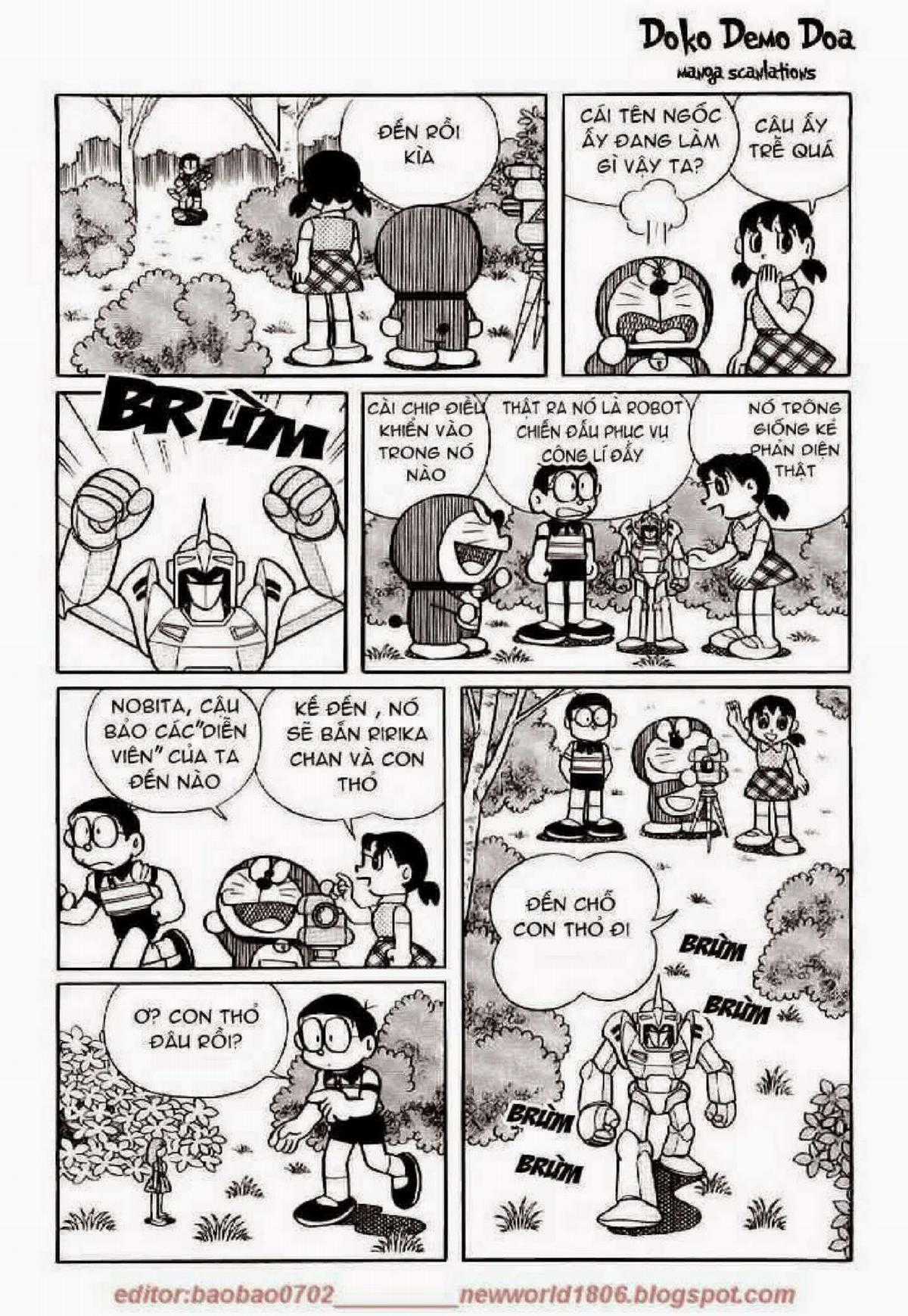 Truyện Dài Doremon Tập 6: Tên Độc Tài Vũ Trụ Chapter 6 trang 182