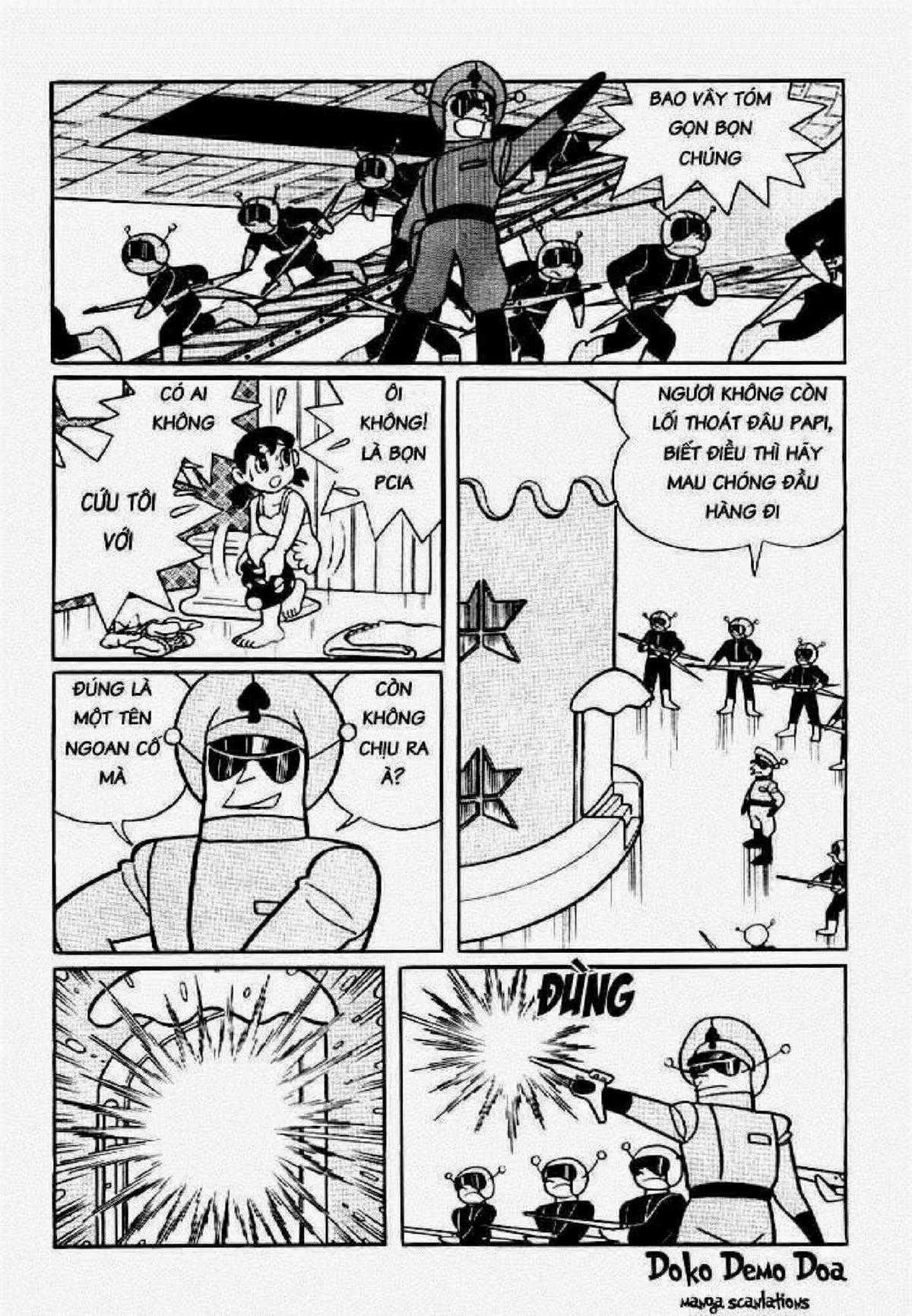 Truyện Dài Doremon Tập 6: Tên Độc Tài Vũ Trụ Chapter 6 trang 57