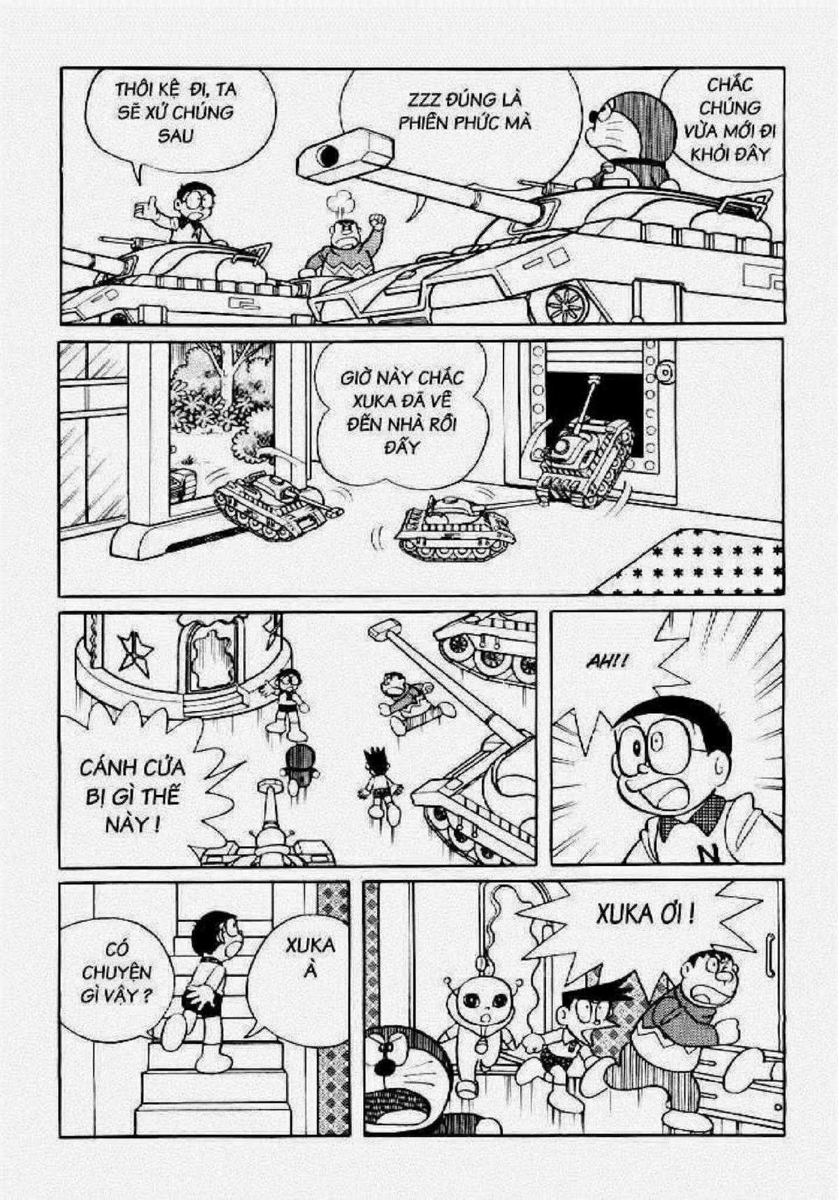 Truyện Dài Doremon Tập 6: Tên Độc Tài Vũ Trụ Chapter 6 trang 60