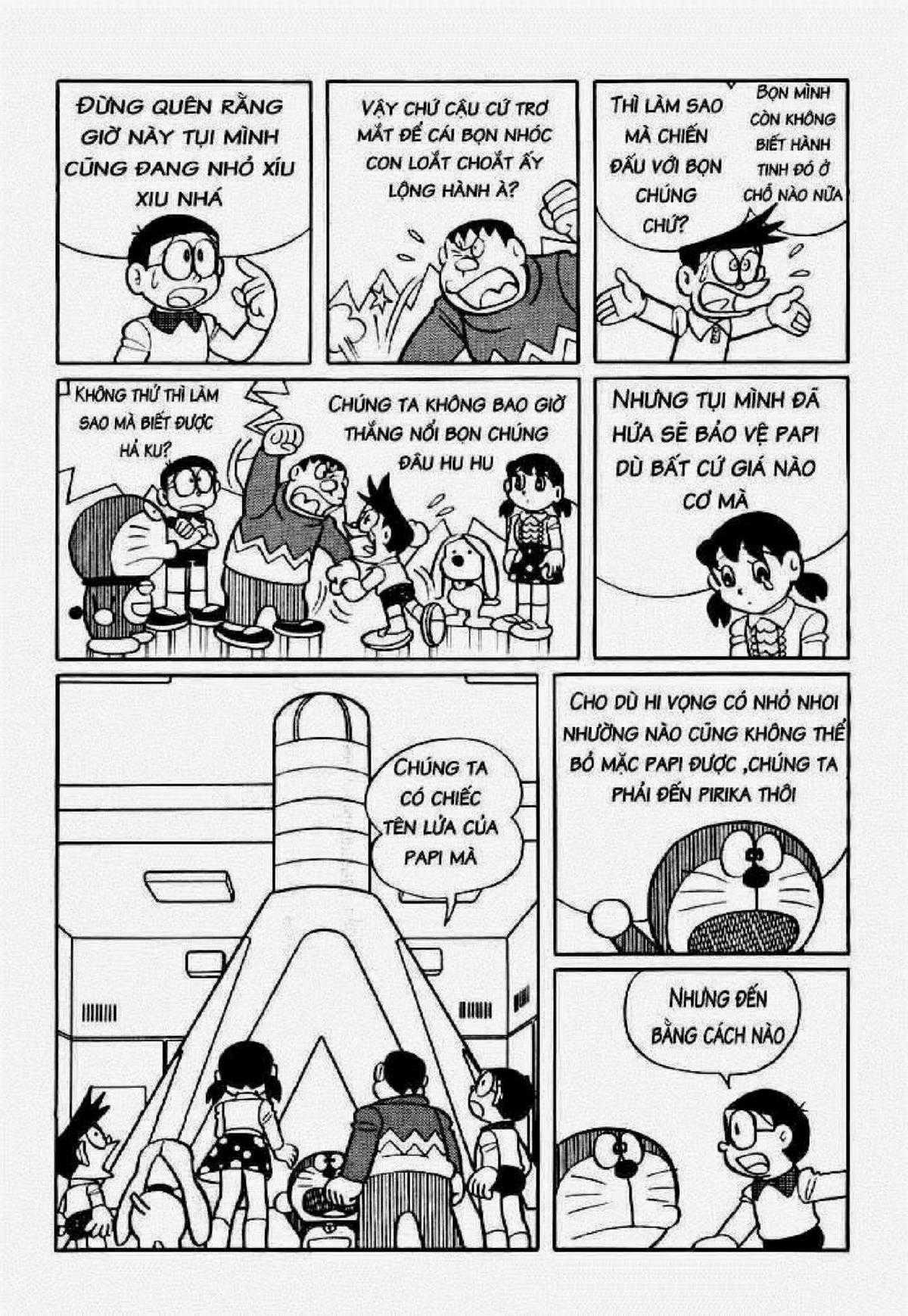 Truyện Dài Doremon Tập 6: Tên Độc Tài Vũ Trụ Chapter 6 trang 76