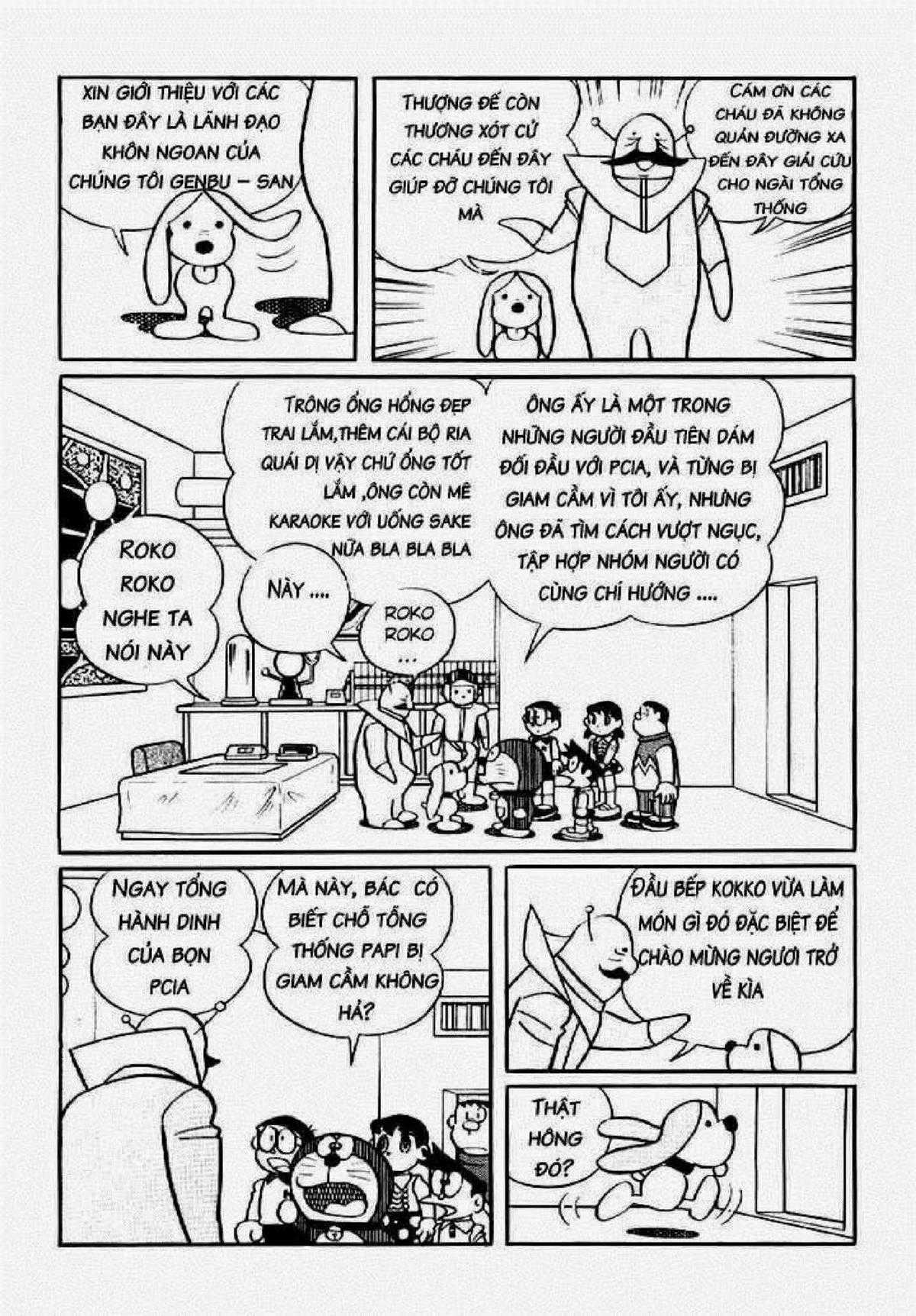 Truyện Dài Doremon Tập 6: Tên Độc Tài Vũ Trụ Chapter 6 trang 91