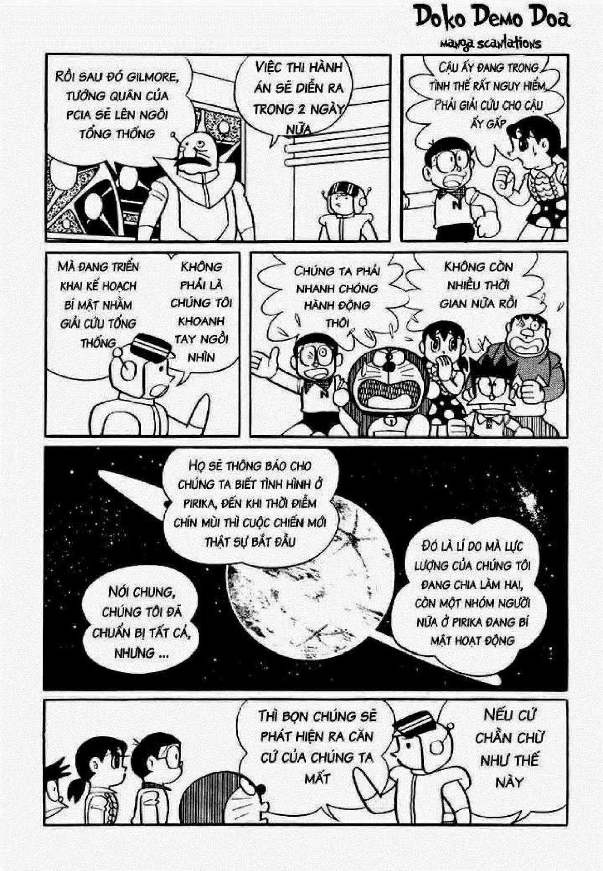 Truyện Dài Doremon Tập 6: Tên Độc Tài Vũ Trụ Chapter 6 trang 92