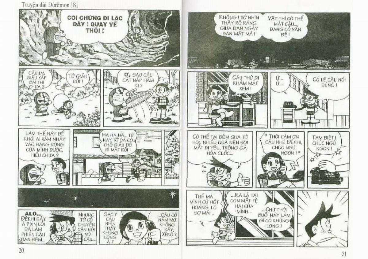 Truyện Dài Doremon Tập 8: Cuộc Phiêu Lưu Vào Lòng Đất Chapter 8 trang 10