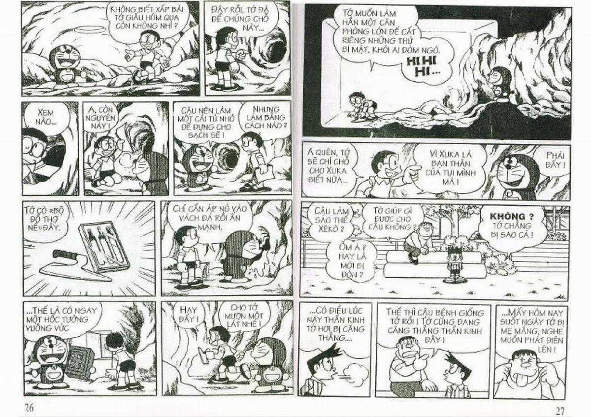 Truyện Dài Doremon Tập 8: Cuộc Phiêu Lưu Vào Lòng Đất Chapter 8 trang 12