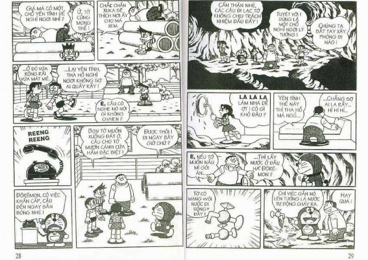 Truyện Dài Doremon Tập 8: Cuộc Phiêu Lưu Vào Lòng Đất Chapter 8 trang 14