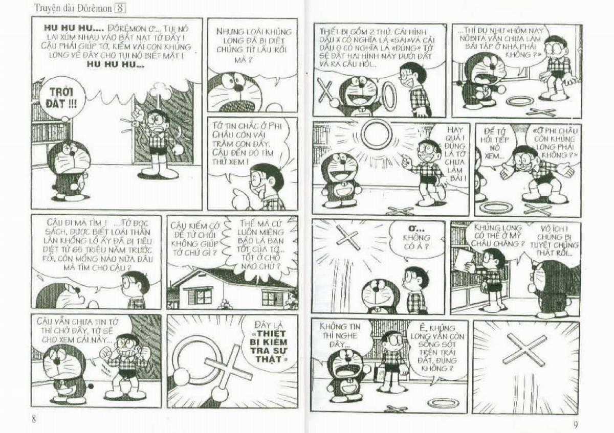 Truyện Dài Doremon Tập 8: Cuộc Phiêu Lưu Vào Lòng Đất Chapter 8 trang 4