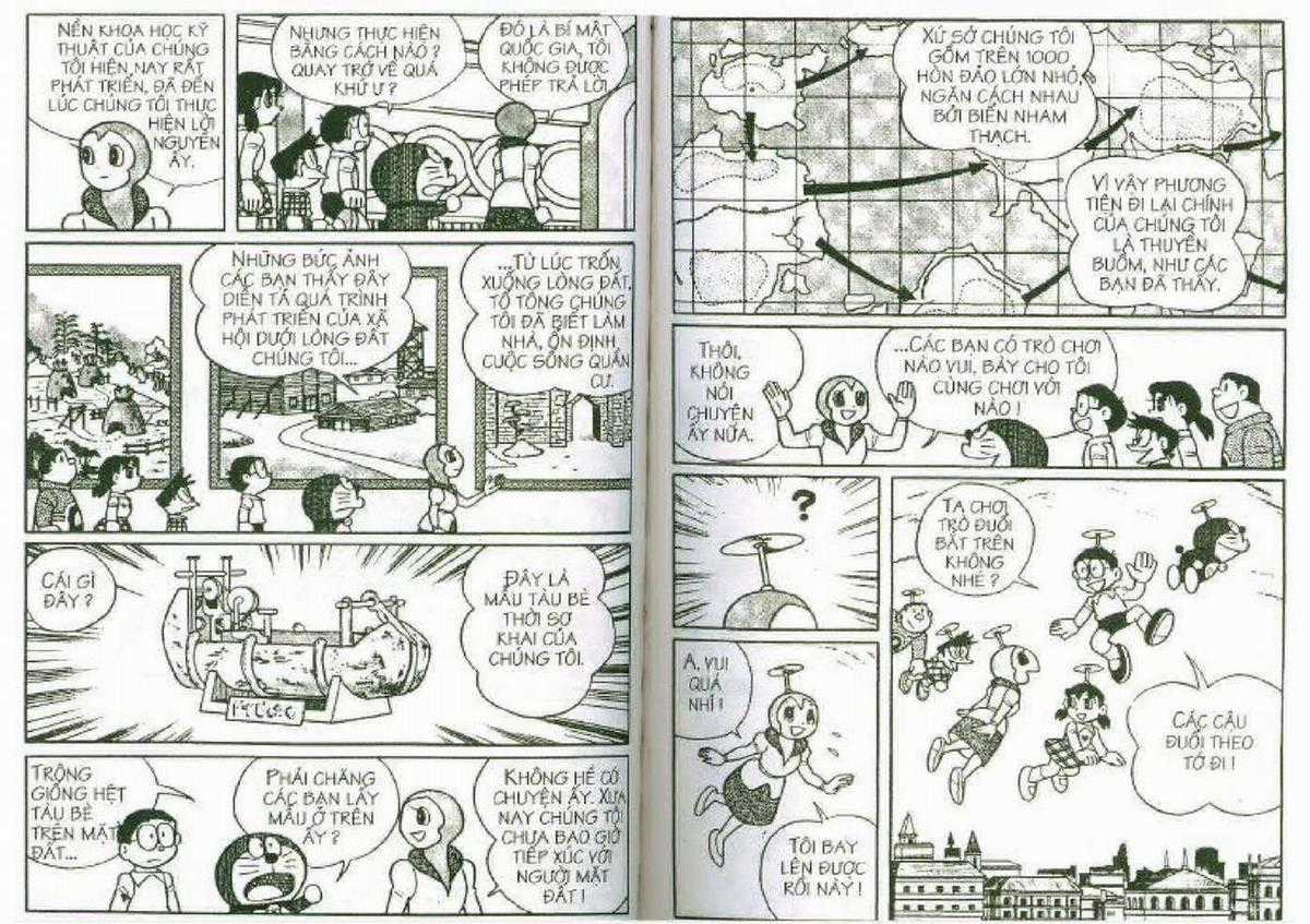 Truyện Dài Doremon Tập 8: Cuộc Phiêu Lưu Vào Lòng Đất Chapter 8 trang 56