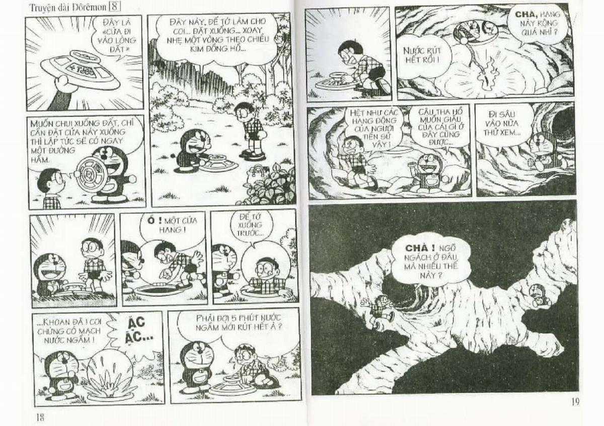 Truyện Dài Doremon Tập 8: Cuộc Phiêu Lưu Vào Lòng Đất Chapter 8 trang 9