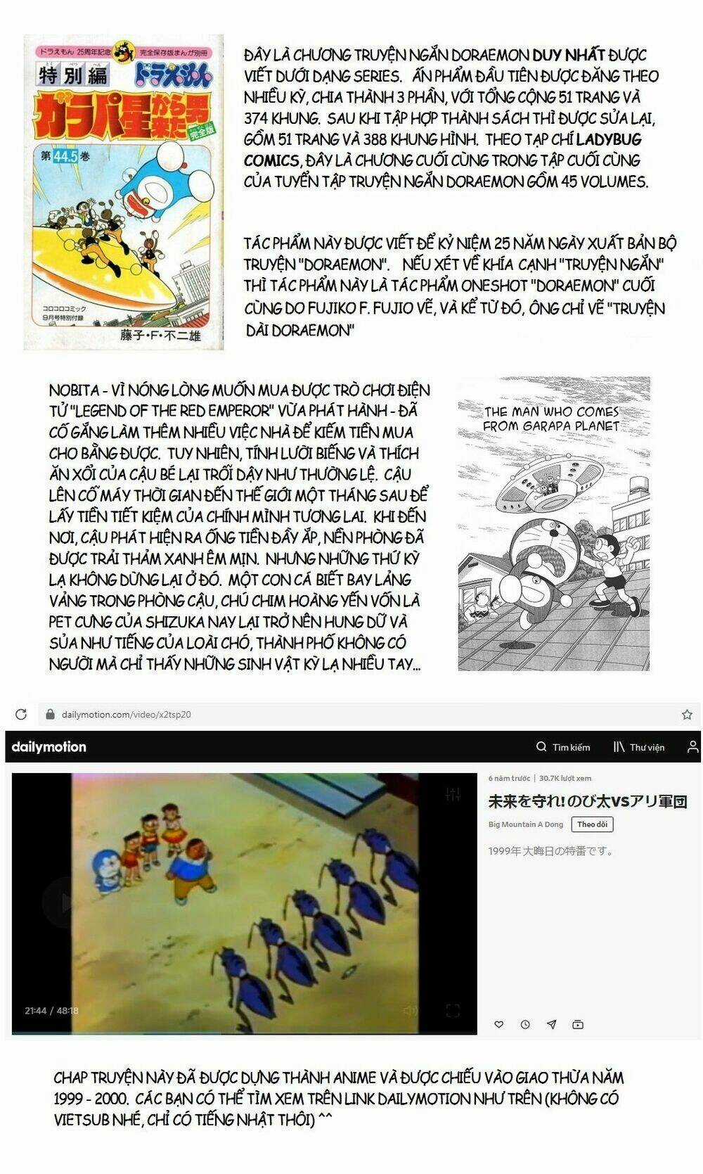 Truyện Ngắn Doraemon Mới Nhất Chapter 11 trang 53