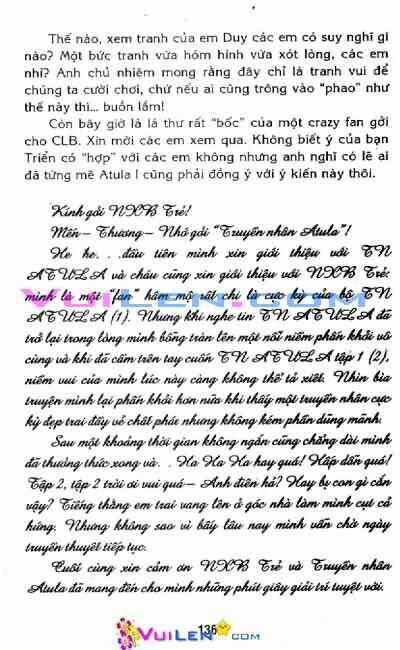 Truyền Nhân Atula Phần II Chapter 14 trang 136