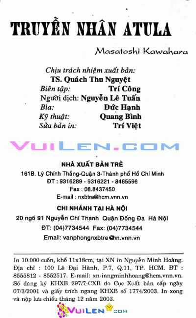 Truyền Nhân Atula Phần II Chapter 2 trang 2