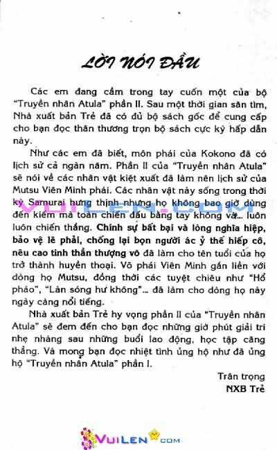 Truyền Nhân Atula Phần II Chapter 2 trang 4