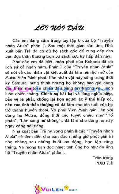Truyền Nhân Atula Phần II Chapter 6 trang 4
