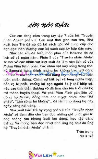 Truyền Nhân Atula Phần II Chapter 7 trang 4