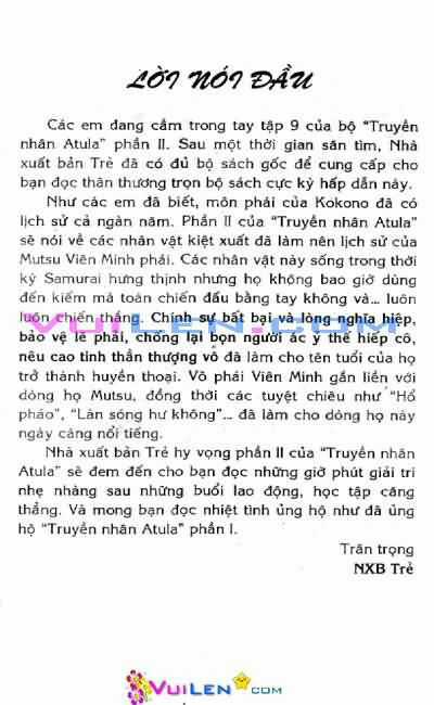 Truyền Nhân Atula Phần II Chapter 9 trang 4