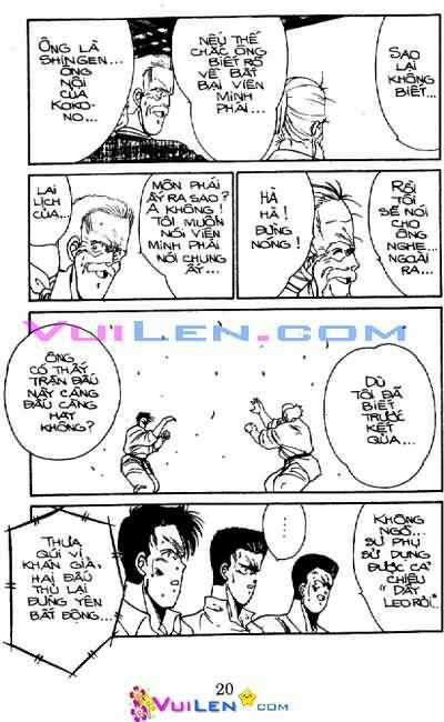 Truyền Nhân Atula - Shura No Mon I Chapter 11 trang 20