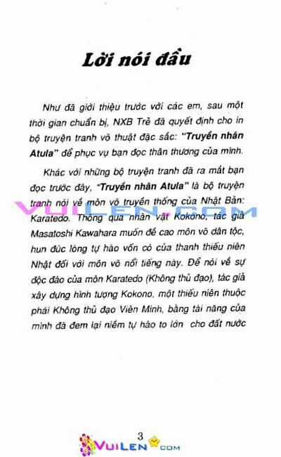 Truyền Nhân Atula - Shura No Mon I Chapter 11 trang 3