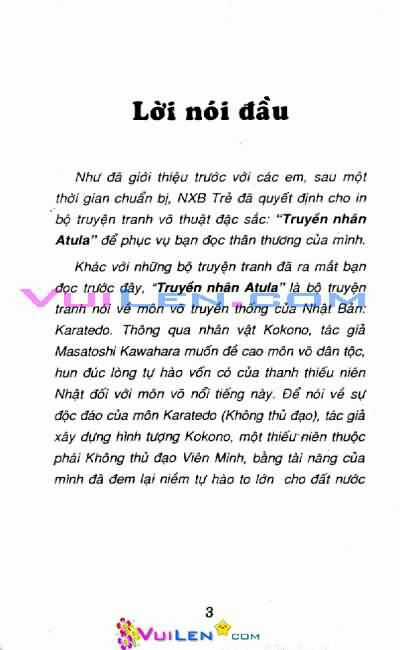 Truyền Nhân Atula - Shura No Mon I Chapter 3 trang 3