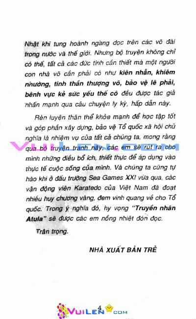 Truyền Nhân Atula - Shura No Mon I Chapter 8 trang 4