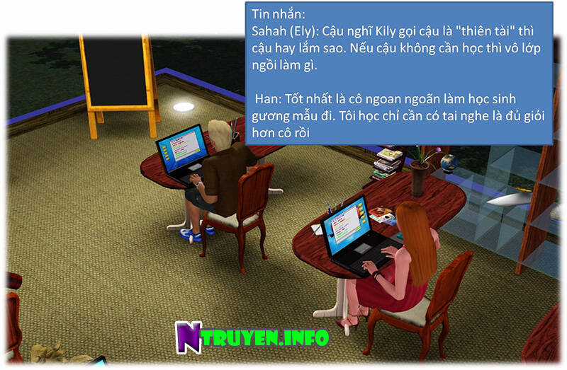 Truyện Sims - Bí Mật Màu Xanh Chapter 2 trang 32