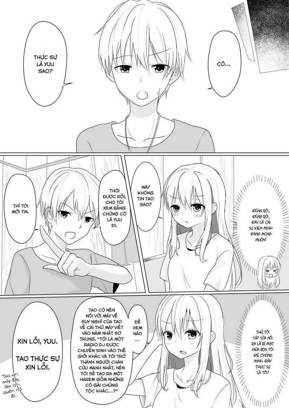 Ts Suki Na Danshi Ga Ts Shita Kara Zenryoku De Risou No Ts-Kko Wo Enjiru Yatsu Chapter 2 trang 3