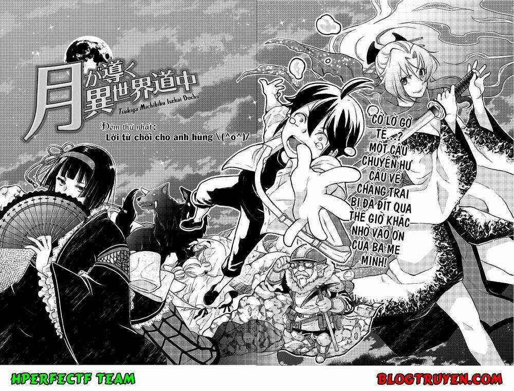 Tsuki Ga Michibiku Isekai Douchuu Chapter 1 trang 3