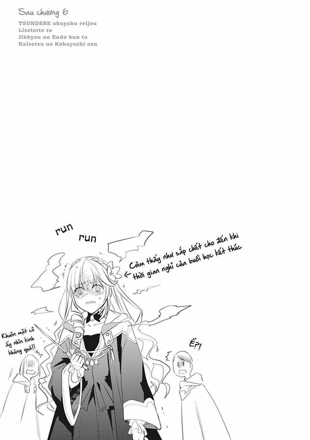 Tsundere Akuyaku Reijou Liselotte To Jikkyou No Endo-Kun To Kaisetsu No Kobayashi-San Chapter 9.5 trang 4