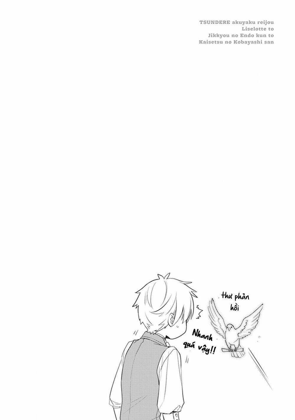 Tsundere Akuyaku Reijou Liselotte To Jikkyou No Endo-Kun To Kaisetsu No Kobayashi-San Chapter 9.5 trang 6