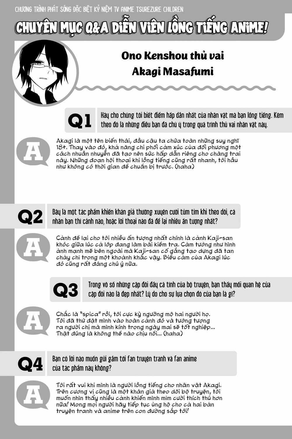 Tsurezure Children Manga Chapter 170 trang 5